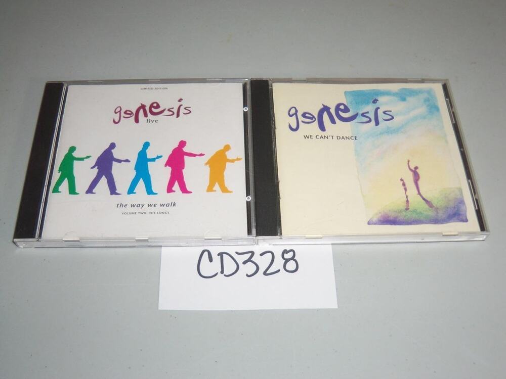 Genesis We Can't Dance Live The Way We Walk 2 Volume 2 CD Lot -0518CD328